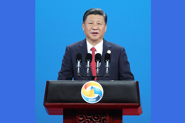 Em imagens: Presidente Xi pronuncia discurso na cerimônia de abertura do Fórum do Cinturão e Rota