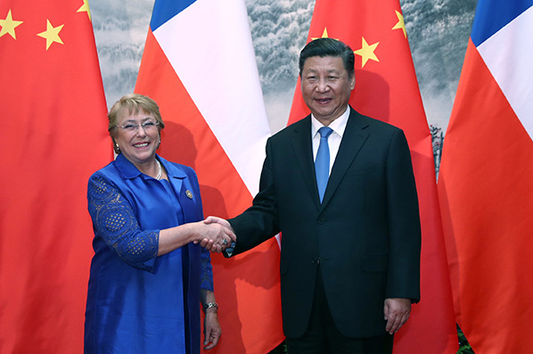 (Cinturão e Rota) China e Chile aprofundam parceria estratégica abrangente