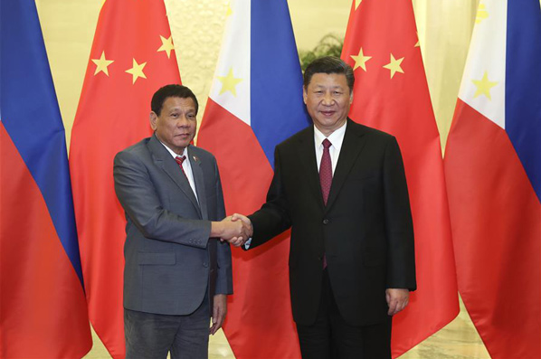 (Cinturão e Rota) Xi Jinping pede por estratégias coordenadas de desenvolvimento entre China e Filipinas