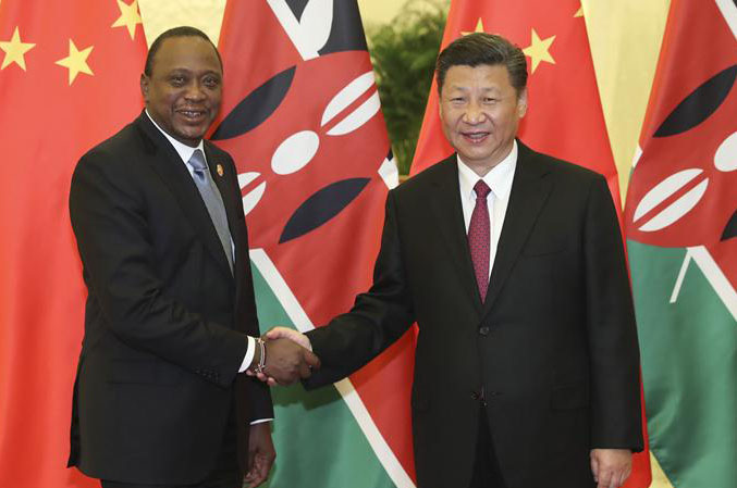 (Cinturão e Rota) Presidente Xi Jinping: China está disposta a impulsionar laços bilaterais com o Quênia