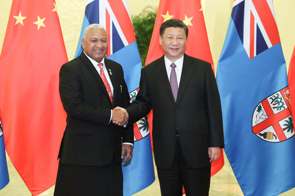 (Cinturão e Rota) China e Fiji comprometem-se a reforçar cooperação