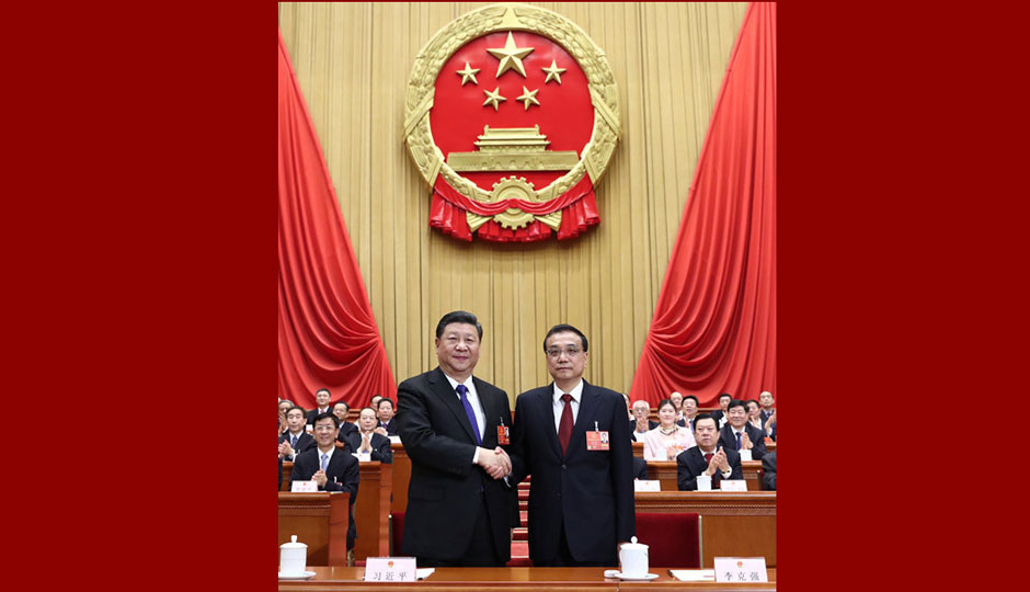 Xi assina decreto presidencial para nomear Li Keqiang como primeiro-ministro