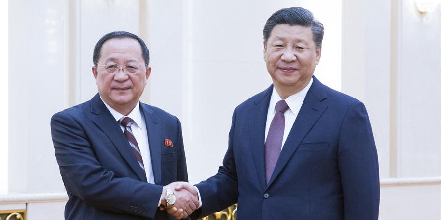 Presidente chinês reúne-se com chanceler da RPDC