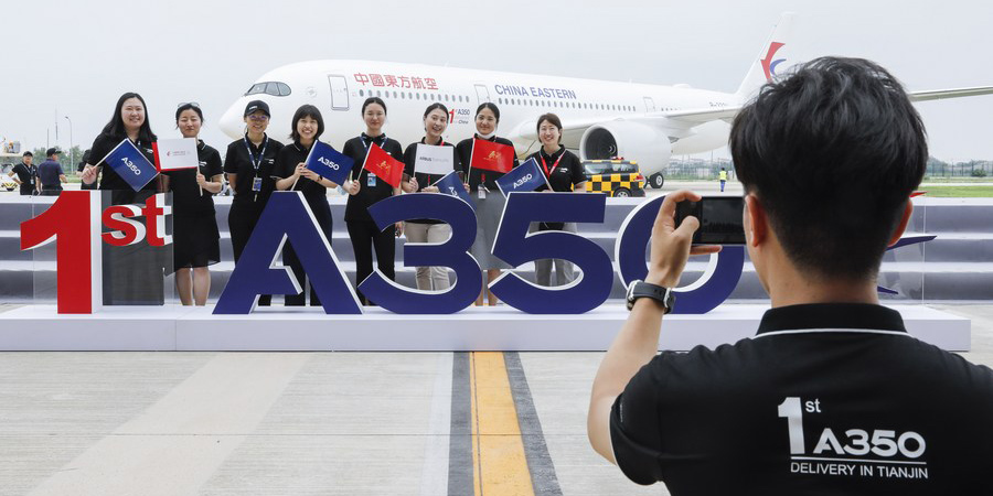 Airbus inicia entregas de A350 na China