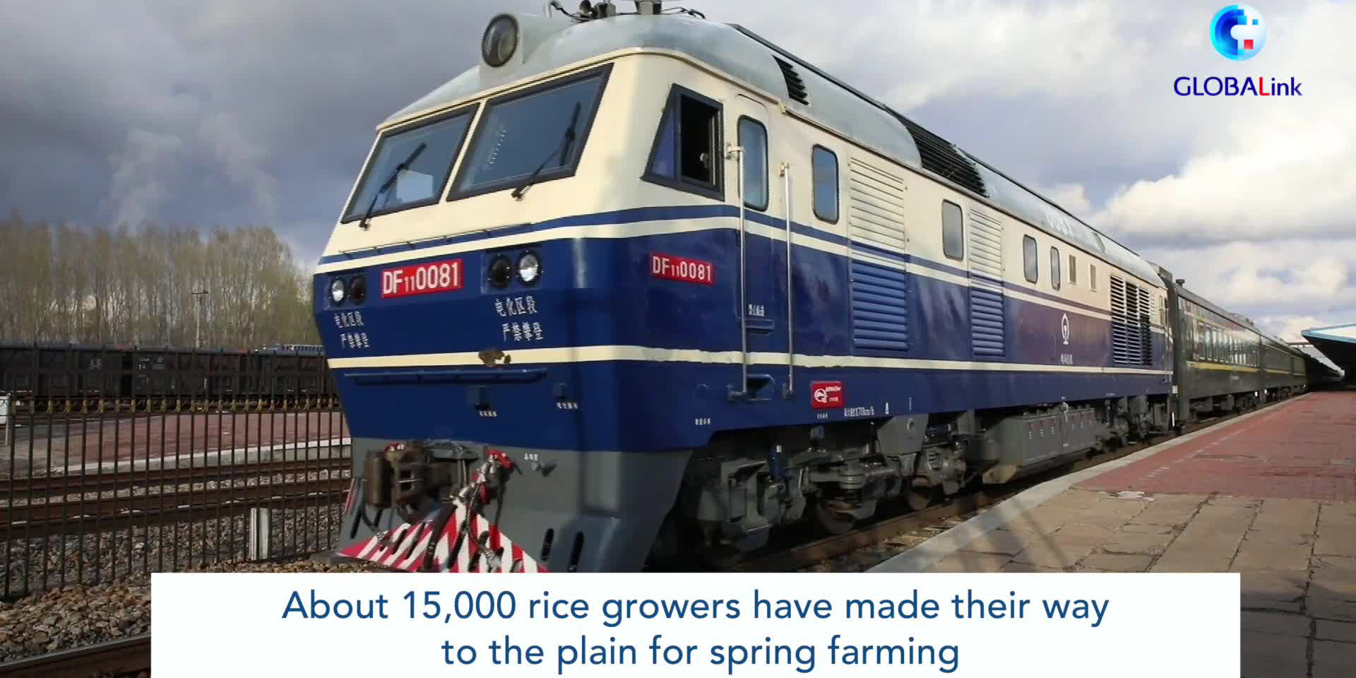 Importante província produtora de grãos da China opera trem especial para agricultores de arroz
