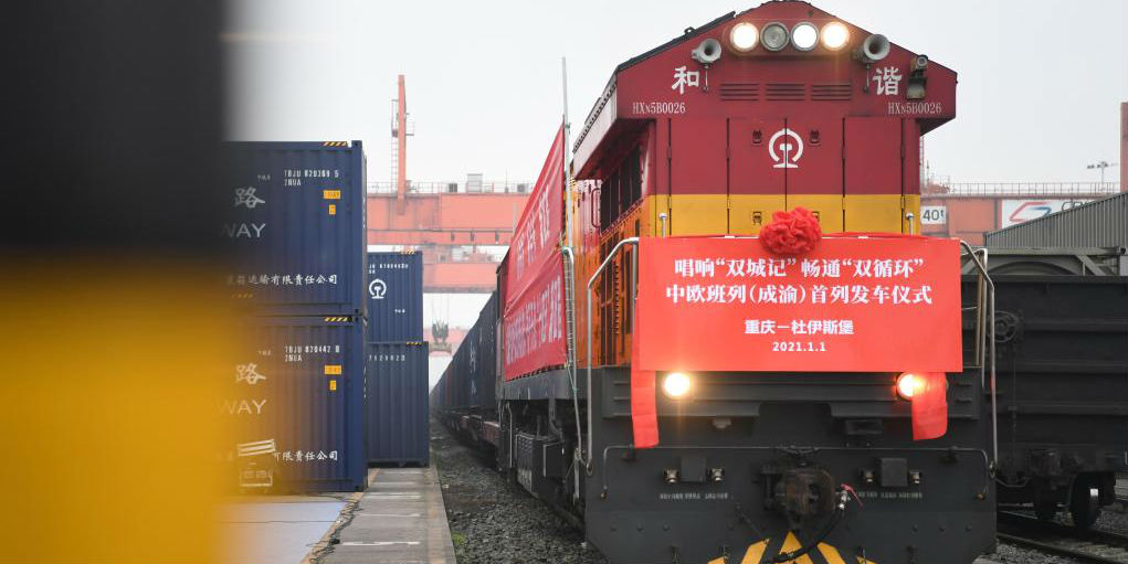Trens de carga China-Europa desempenham papel crucial em meio à pandemia