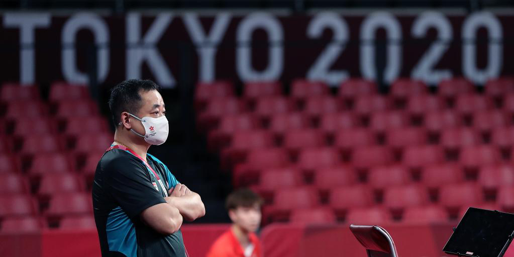 Fotos: sessão de treinamento dos jogadores de tênis de mesa chineses antes da abertura dos jogos de Tóquio 2020
