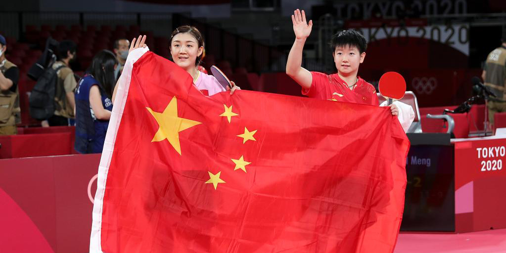 China ganha ouro e prata no torneio individual feminino de tênis de mesa nos Jogos Olímpicos de Tóquio