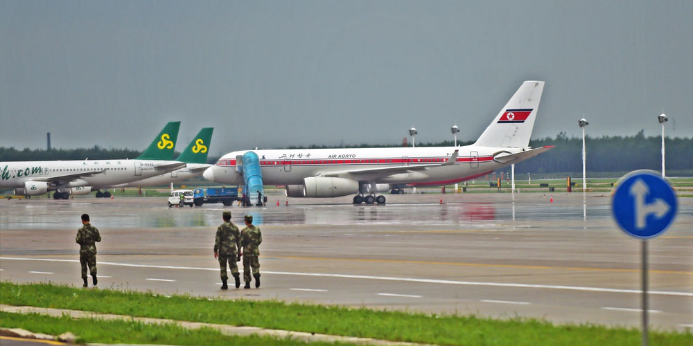 Avião da RPDC faz pouso forçado no nordeste da China
