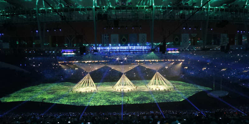 Cerimônia de abertura dos Jogos Olímpicos do Rio 2016