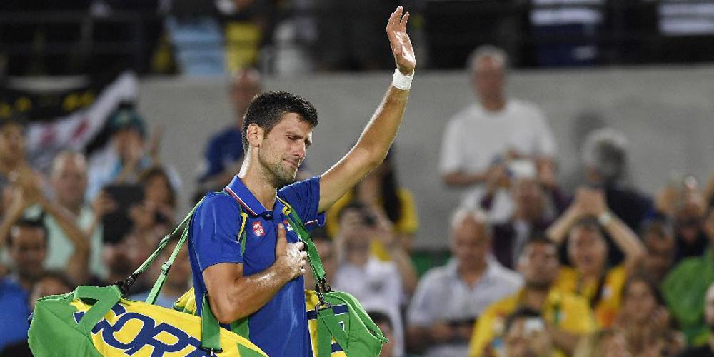 Djokovic eliminado por Del Potro na primeira rodada do torneio de simples de tênis no Rio 2016