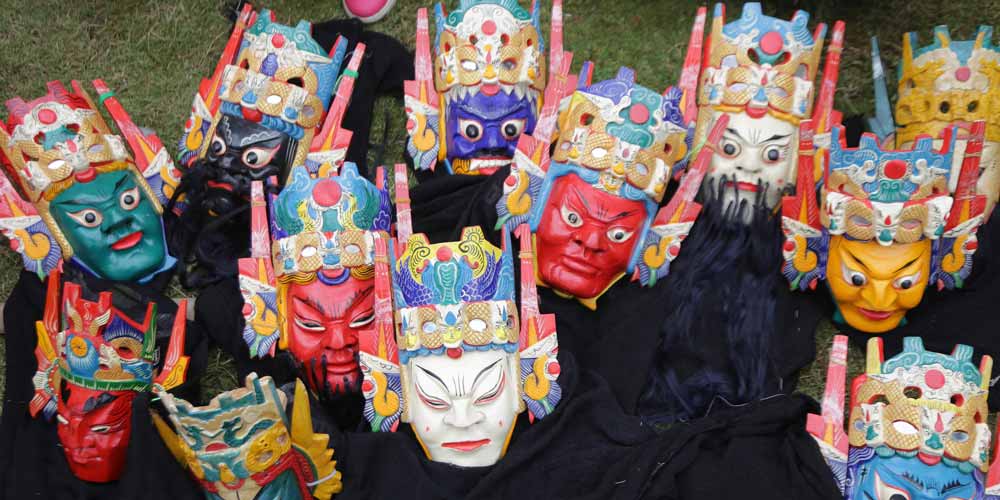 Festival de máscara em Anshun da província de Guizhou
