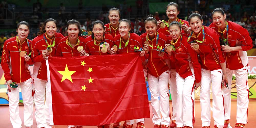 Rio 2016: Seleção chinesa de voleibol feminino vence na disputa pela medalha de ouro