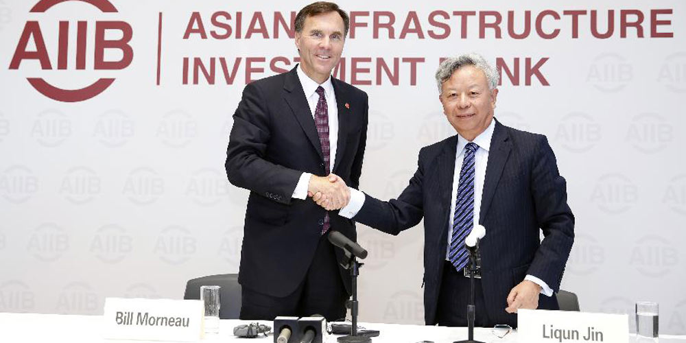 Canadá quer entrar para o Banco Asiático de Investimento em Infraestrutura