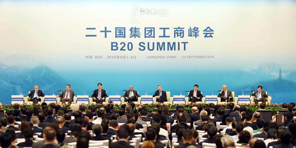 A Cúpula Empresarial dos 20 (B20) começa em Hangzhou