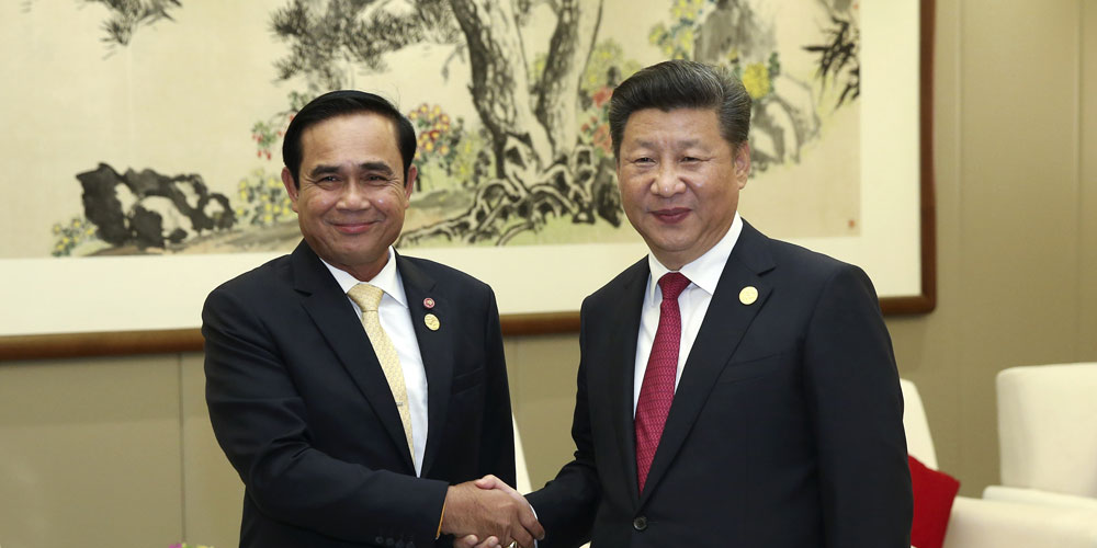 Presidente da China quer maior cooperação com Tailândia