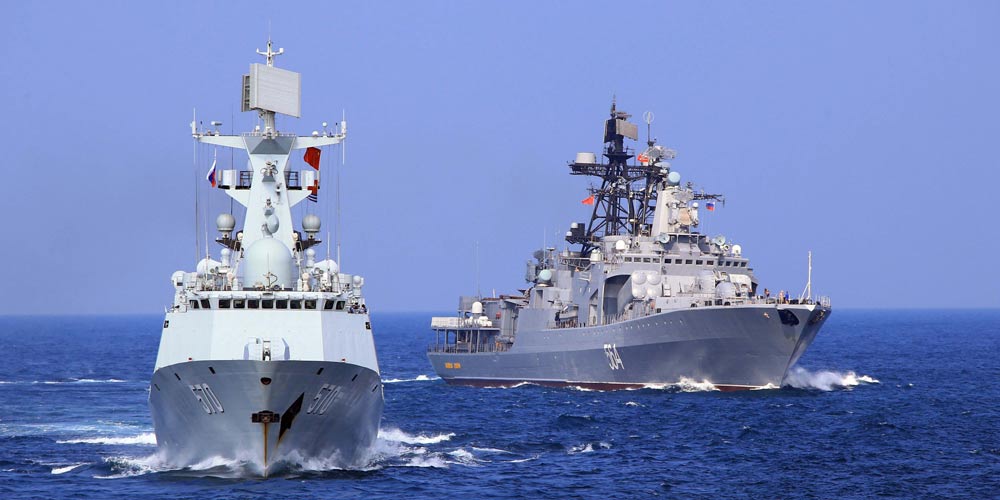 Marinhas da China e Rússia realizam exercício de defesa aérea e antissubmarino
