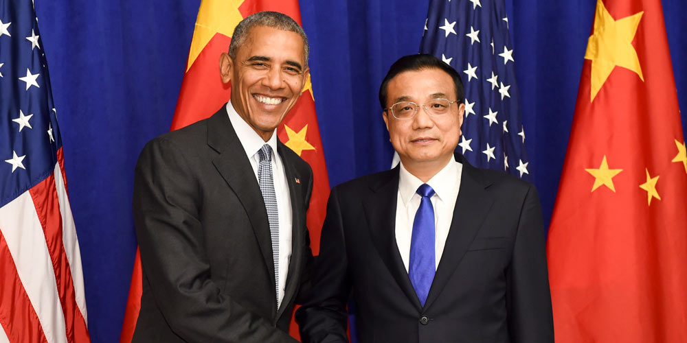 Primeiro-ministro chinês se reúne com presidente dos EUA em Nova York