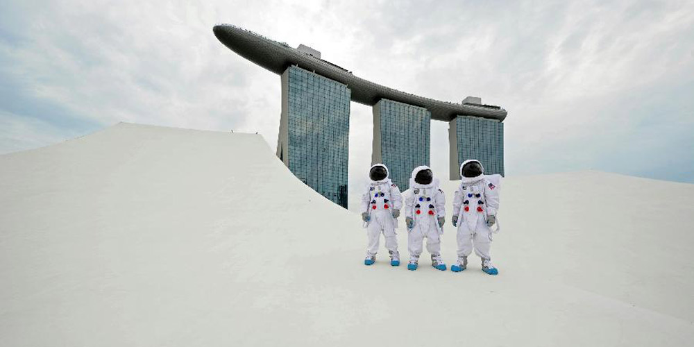 Exposição "NASA - Uma Aventura Humana" é realizada em Singapura