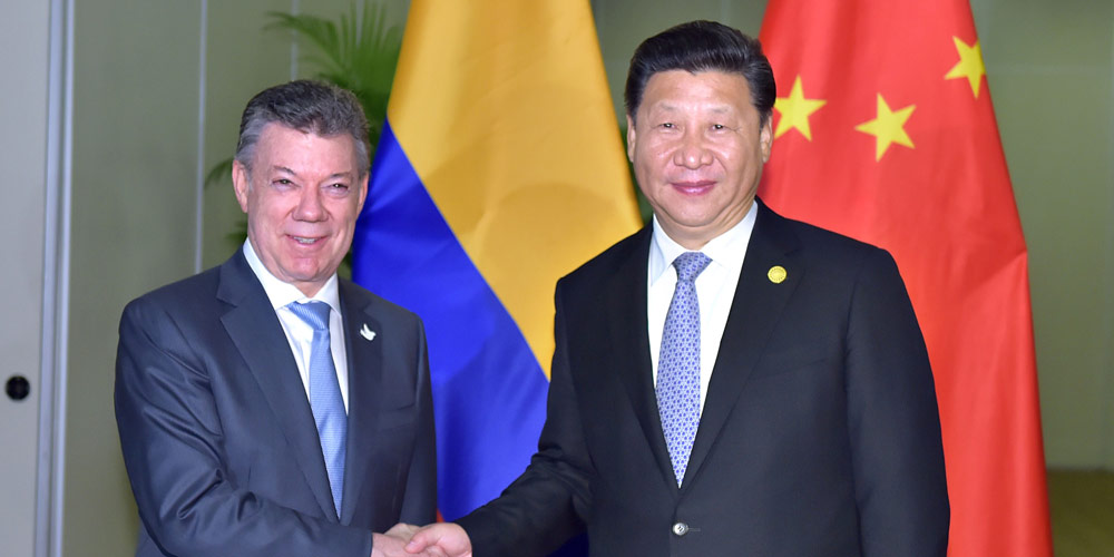 Xi diz que China apoia processo de paz da Colômbia