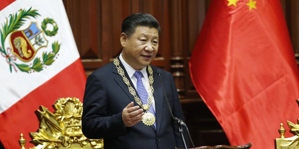 Presidente chinês traça novo curso para comunidade China-América Latina 
de destino comum