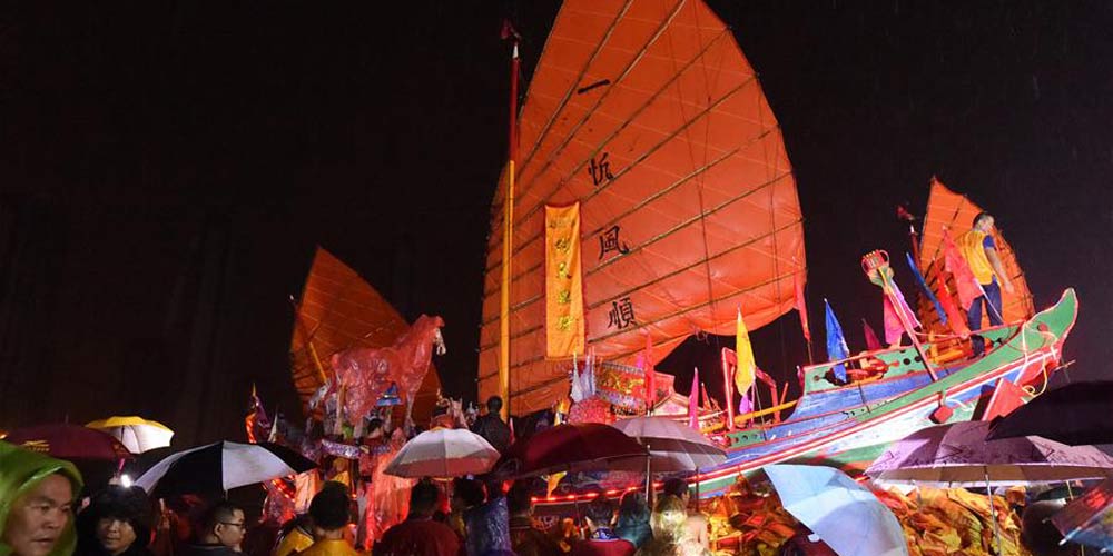 Festival folclórico em Xiamen da província de Fujian