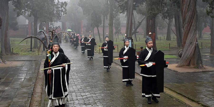Ritual de oferenda para homenagear Mêncio é realizado em Shandong