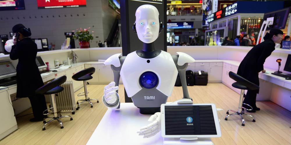 Robôs inteligentes oferecem serviços de informação no leste da China