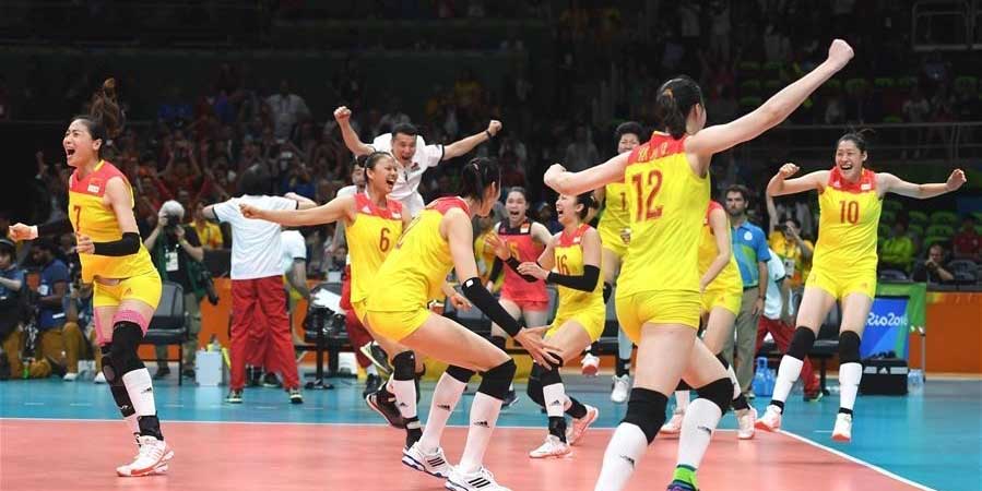 O espírito de luta da equipe do voleibol feminino inspira a China