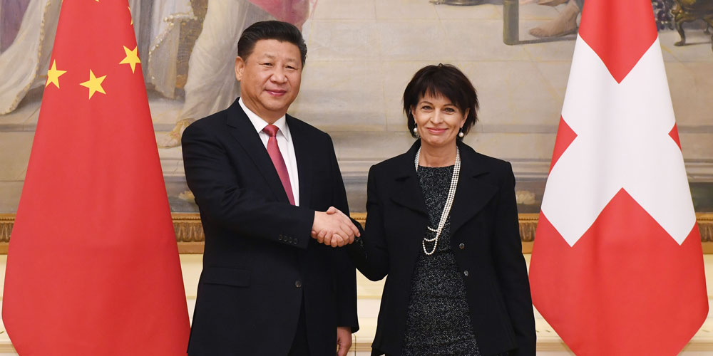 China e Suíça prometem promover relações e se opor ao protecionismo