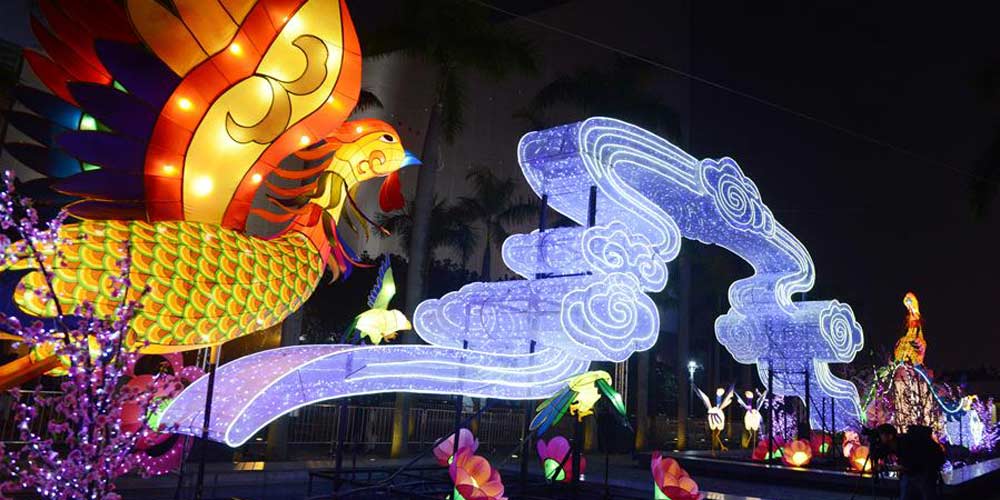 Hong Kong realiza exposição de lanternas para celebrar o Ano Novo Lunar chinês