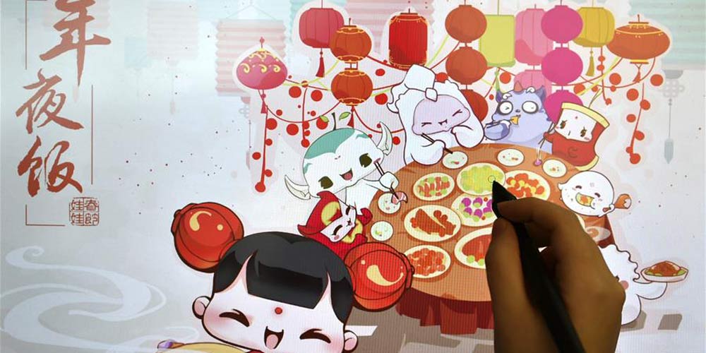 Emojis com temas do Festival da Primavera são desenhados para galeria de emojis do wechat