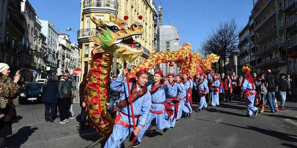 Festividades em comemoração ao "Feliz Ano Novo Chinês" são realizadas em Lisboa