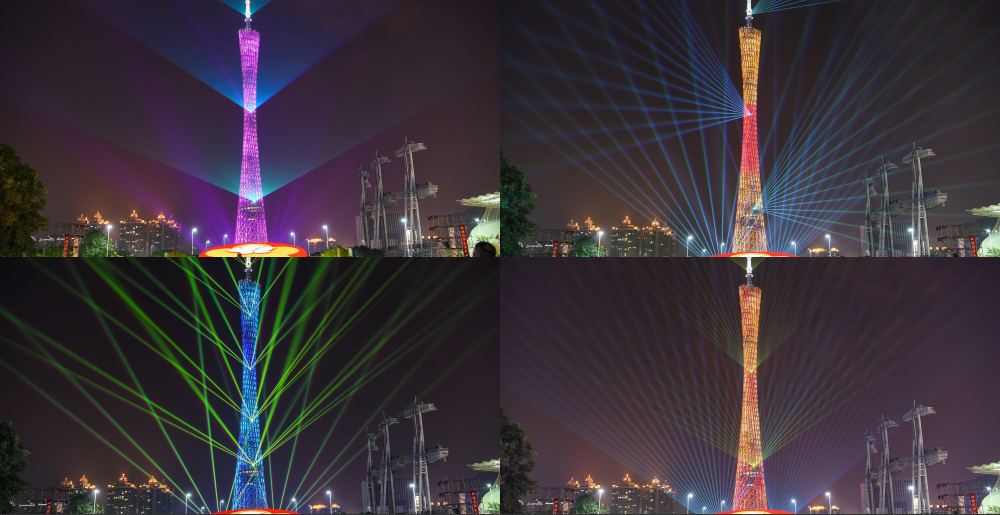 Luzes e decoração especial celebram chegada do Ano Novo Lunar chinês em Guangzhou