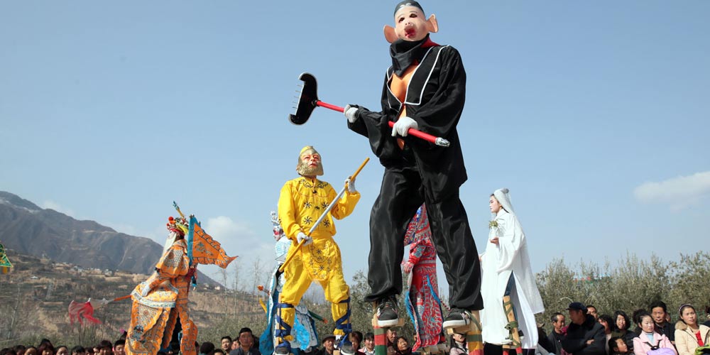 Ritual de Shehuo marca a chegada do Festival da Primavera em Gansu