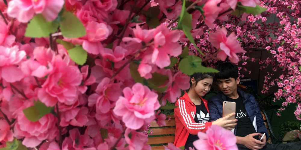 Dia dos Namorados é comemorado ao redor da China