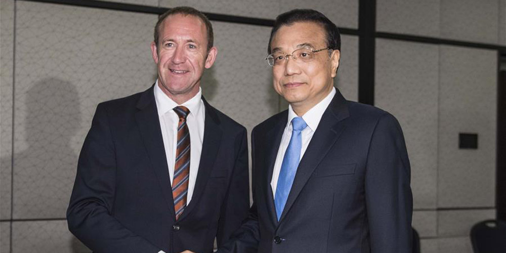 Premiê chinês reúne-se com líder do Partido Trabalhista da Nova Zelândia