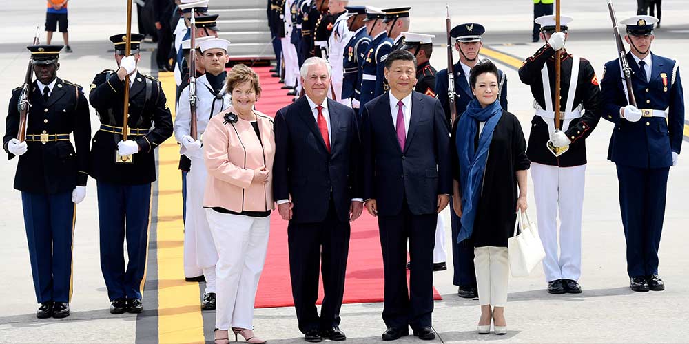 Presidente chinês chega à Flórida para primeira reunião com Trump