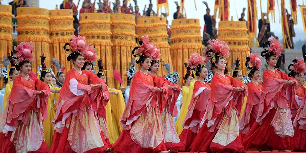 Cerimônia realizada para adorar o "Imperador Amarelo" em Shaanxi