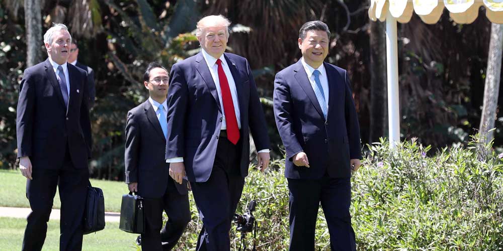 Presidentes da China e EUA prometem ampliar cooperação de benefício mútuo 
e lidar com diferenças
