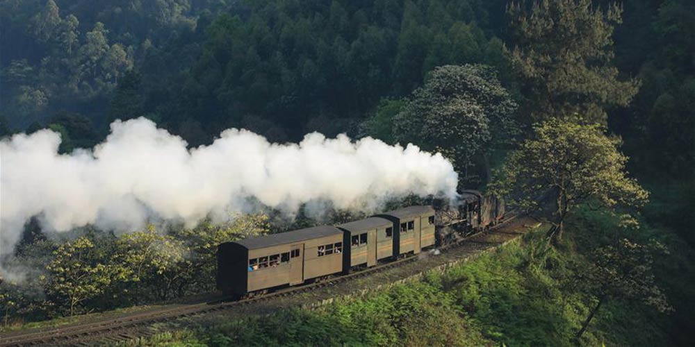 Trem de bitola estreita de Jiayang é patrimônio industrial de Sichuan