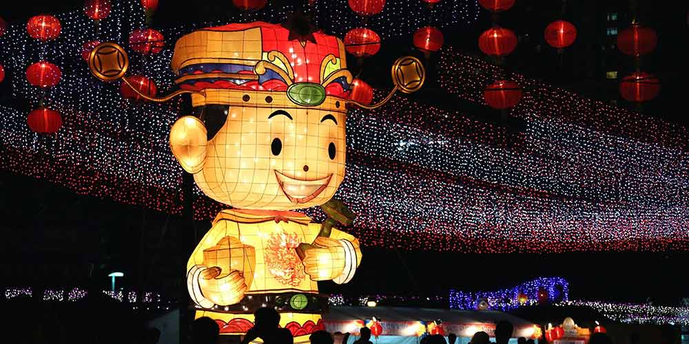 Festivais tradicionais chineses celebrados em Hong Kong no sul da China