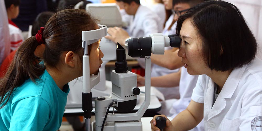 Diversas atividades ao redor da China marcam o Dia Nacional da Saúde dos olhos