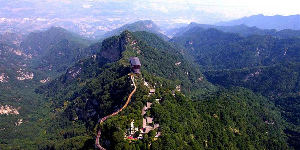 Paisagem da montanha Shaohua em Shaanxi