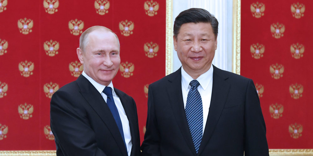 Presidentes chinês e russo concordam em fortalecer coordenação em importantes assuntos