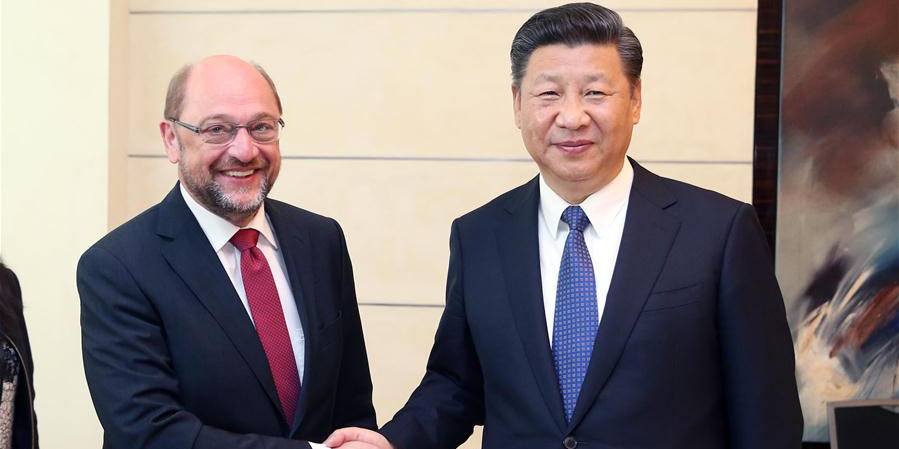 Presidente chinês conversa com líder do Partido Social Democrata da Alemanha sobre 
relações bilaterais