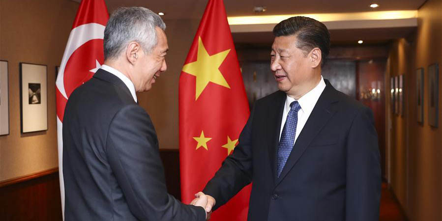 Presidente chinês pede entendimento mútuo com Cingapura sobre interesses 
essenciais e principais preocupações