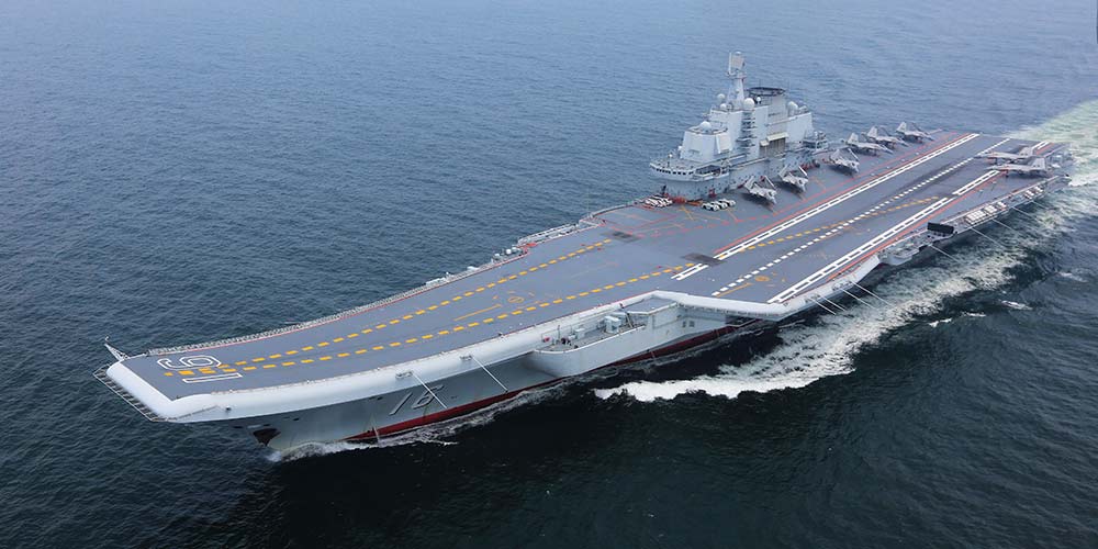 Formação naval chinesa realiza exercícios de coordenação