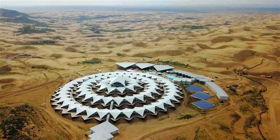 Resort localizado no deserto impulsiona turismo local na Mongólia Interior