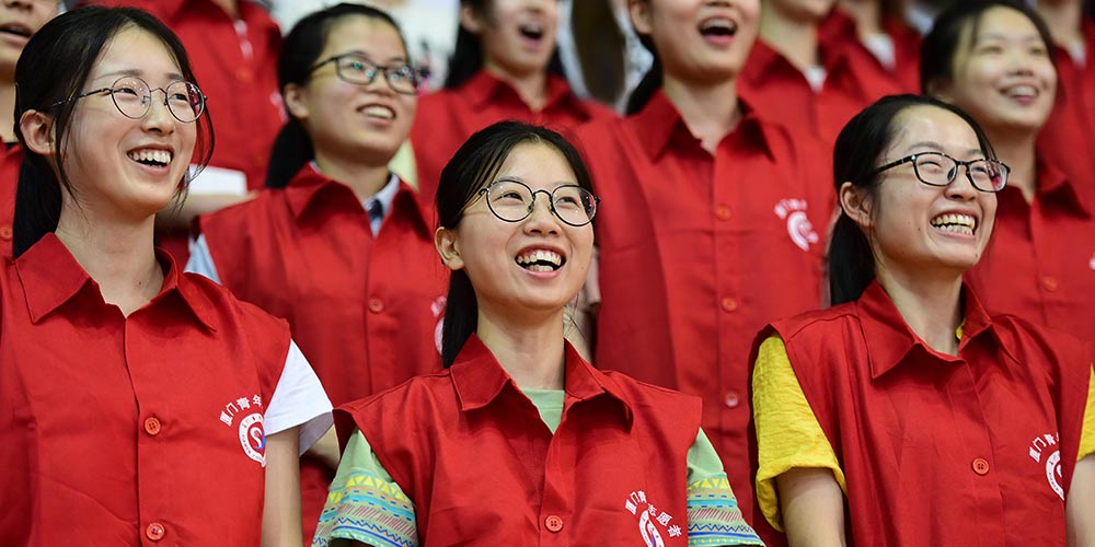 Voluntários preparam-se para próxima Cúpula do BRICS em Xiamen